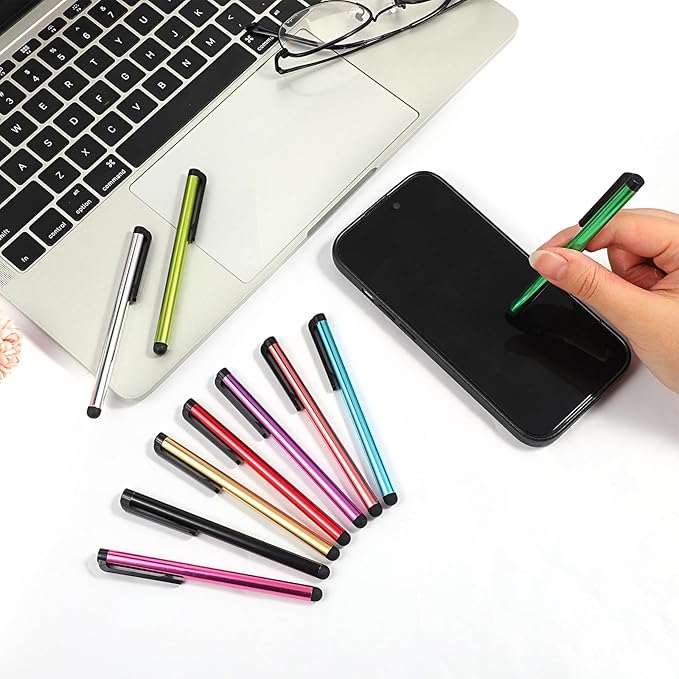 150 Pcs Styluses Pens for Touch Screens Universal Stylus Compatible with Touch Screens Capacitive Stylus Compatible with All Universal Touchs Screen Devices, 10 Colors