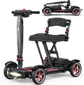 39 Lbs Mobility Scooters for Adults & Seniors Foldable - Lightweight Carbon Fiber Folding Electric Scooter, All-Terrain Powered Wheelchair, Convenient for Travel, Shopping, Airline Approved