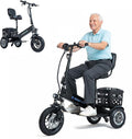 3 Wheel Mobility Scooter for Adults & Seniors, Lightweight Foldable Travel Scooter, 36V 500W Powerful Motors, 48 lbs Portable Design, Long-Range Electric Mobility Device, Supports up to 330 lbs