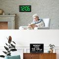 Soobest 12‘’ Dementia Clock and 9.5'' Digital Wall Clock