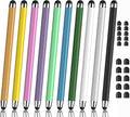 Stylus Pen for Touchscreen 10 Pack, 2 in 1 Universal Stylus High Precision Sensitivity, Stylus Pen for ipad, iPhone, Android, Galaxy Microsoft,Chromebook Tablet All Capacitive Touch Screens