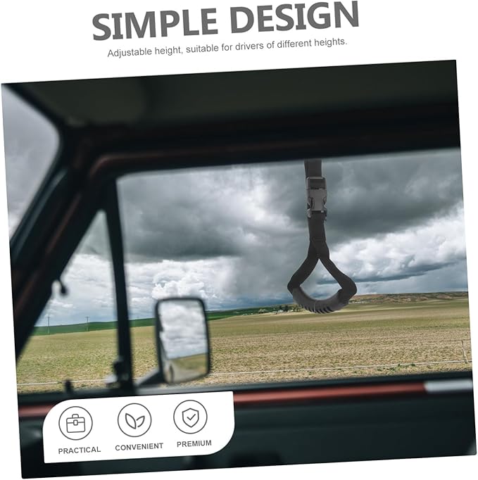 2Pcs Car Door Handle Assist for Elderly Vehicle Support Access Aid for Seniors Durable and Stylish Design for All Vehicles