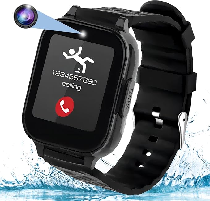 Elderly 4G GPS Smart Watch for Seniors — Real-Time Tracking, SOS Emergency, Video Call, Waterproof