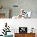 Soobest 12‘’ Dementia Clock and 8.5'' Digital Wall Clock with Backlight
