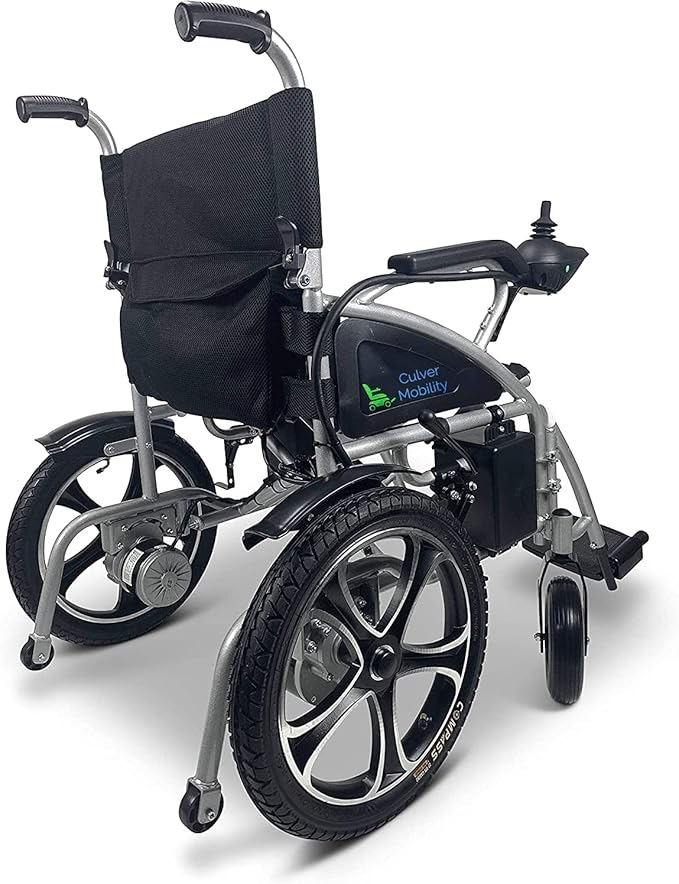 Artemis All Terrain Electric Wheelchair Heavy Duty, Foldable Electric Wheelchairs for Adults, Power Wheelchairs for Seniors (Black)