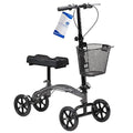 Dynarex Steerable Knee Walker with Basket