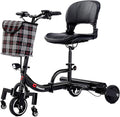 3 Wheel Mobility Scooters for Adults, Upgrade Anti-Tip Footrests 250W 36V 5.2AH 13 Mile Range Foldable Mobility Scooter for Seniors, Supports 300 lbs
