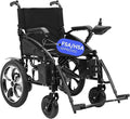 Culver Artemis All Terrain Electric Wheelchair Heavy Duty, Foldable Electric Wheelchairs for Adults, Power Wheelchairs for Seniors, Silla de Ruedas para Adultos Electrica — Black