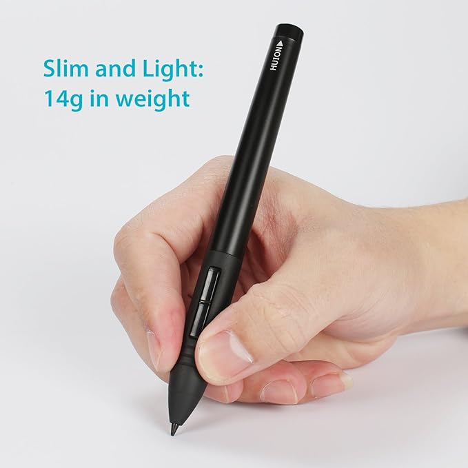 Huion P80 Rechargeable Digital Pen Stylus for Graphics Drawing Tablet Huion New 1060PLUS, WH1409(2048), H610PRO, W58, DWH69, 680TF, Gaomon 1060PRO, M106K, WH850