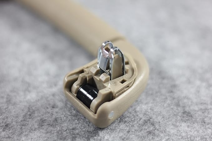 Auto Roof Pull Handle Grab Rail Grey with Hook for Toyota Camry (XV40) 2007-2011 Avalon 05-12 OEM:74610-30240 (Front L=R Handrail Without Hook(Beige) 1Pcs)