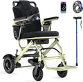 33 lb Lightweight Electric Wheelchairs for Adults & Seniors, 15 Miles Range Portable Foldable Motorized Wheelchairs, 360W All Terrain Power Wheelchair, 330 lb Capacity, w/Bonus Cane & Lock
