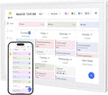 Digital Calendar, 10.1inch Smart WiFi Electronic Calendar&Chore Chart, IPS Touch Screen HD Display for Family Schedules, Share Moments Instantly from Anywhere