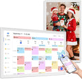 27 inch Smart Calendar Max, Digital Calendar & Chore Chart, Family Organizer with Interactive Touchscreen Display – Wall Mountable in Portrait or Landscape, Gifts for Women Men