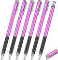 MEKO 6 Pcs Stylus Pen for Touchscreen, 2-in-1 High Sensitivity & Precision for Switch, iPad/iPhone/Samsung/Android Phones & Tablets, Skylight & More, All Touch Screen Devicess (Purple)