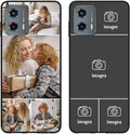 Custom Photo Case for Motorola Moto G 5G 2023, Create Your Own Picture Collage Phone Case, Soft Drop Protection, Personalized Anti-Scratch TPU Soft Cover, Gifts for Family Friends, Black