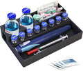 Peptide Case for Fridge – 3ml & 30ml Vial Storage Case with Space for Syringes & Prep Wipes, Heavy Duty Vial Holder Case Suitable for Fridge and Freezer (Black)