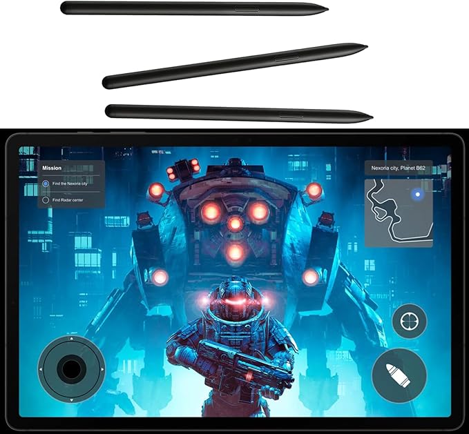 2 Pack Galaxy Tab S8 Pen Replacement for Samsung Galaxy TabS8 Pen Galaxy Tab S8,S8 Plus,S8 Ultra 4096 Levels of Pressure Sensitivity(Black)