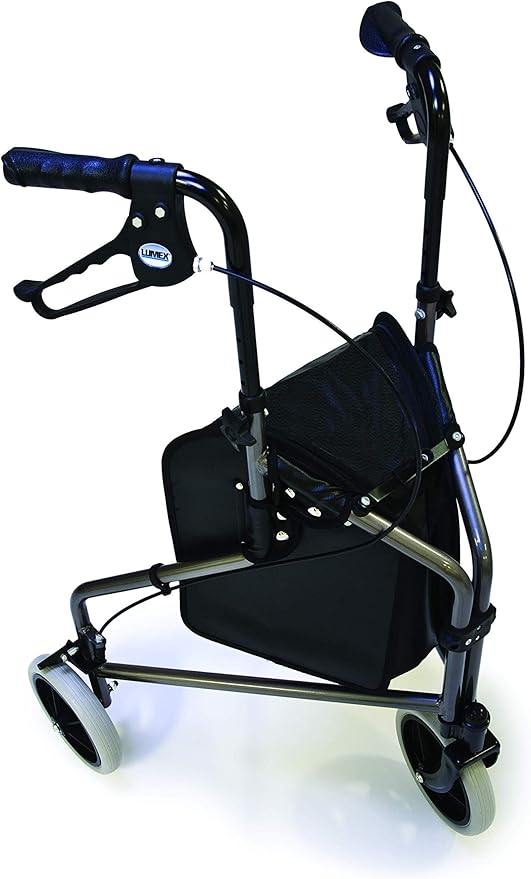 Lumex 3 Wheel Cruiser - Lightweight & Narrow Three Wheel Walkers for Seniors & Tight Spaces