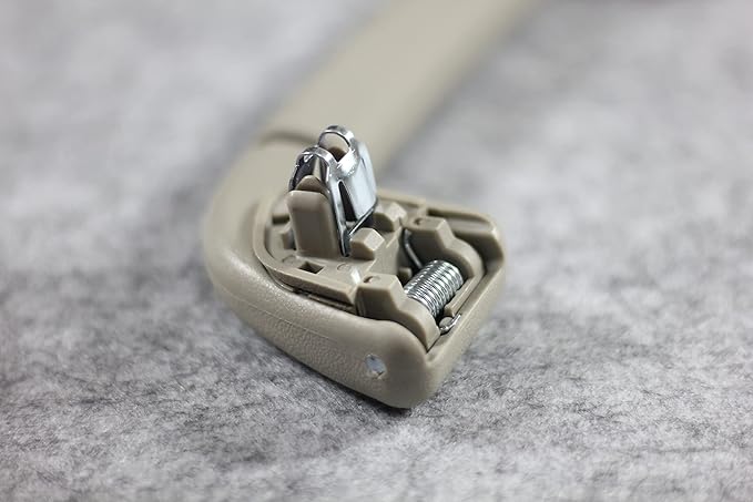 Auto Roof Pull Handle Grab Rail Grey with Hook for Toyota Camry 07-11 Avalon 05-12 OEM:74610-30240 (Front Left = Right Handrail Without Hook(Gray) 1Pcs)
