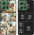 Design Your Own Case for Motorola Moto G 5G 2026, Custom Personalized Photo Collage Text Cover, Customized Picture Shockproof Protective Soft Slim Silicone Case, Gift for Birthday, Black