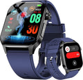 WisePath Advanced Health Smartwatch Heart Rate Blood Oxygen Temperature Blood Pressure Sleep Monitor Blue