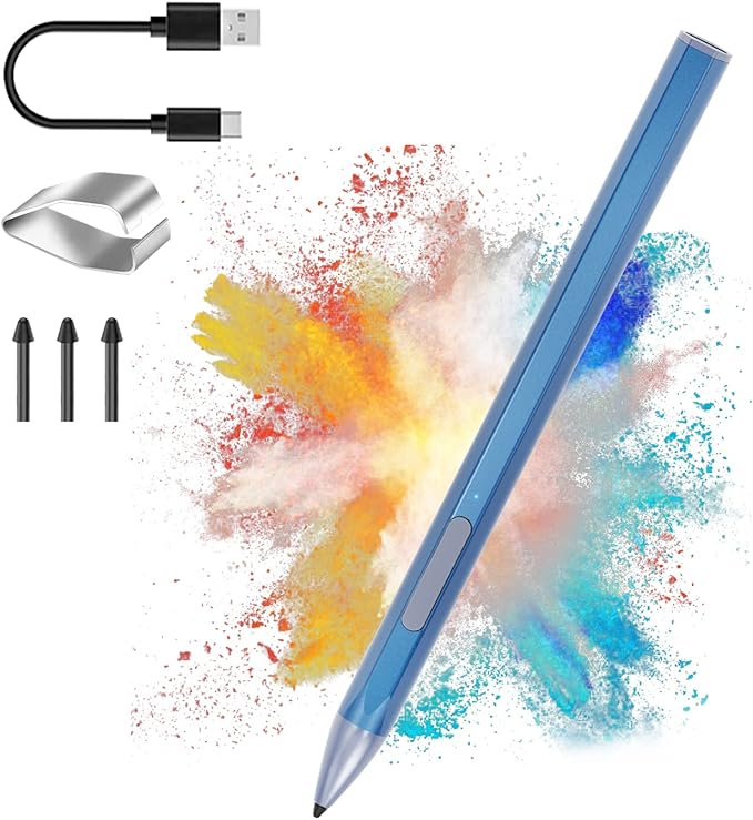 Stylus Pen for ASUS Transformer/Mini/ASUS Zenbook Flip/Pro/ASUS Vivobook Flip/Pro/Duo/ASUS Notebook, Rechargeable MPP 2.0 Tilt Active Pen with 4096 Pressure Sensitivity, Palm Rejection, Blue