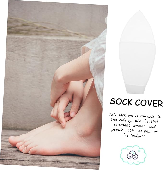 12pcs Sock Aid Device for Seniors Compression Sock Helper Tool for Easy Dressing Practical Mobility Slider for Elderly Pregnant and Disabled Users Soft and Smooth Texture for