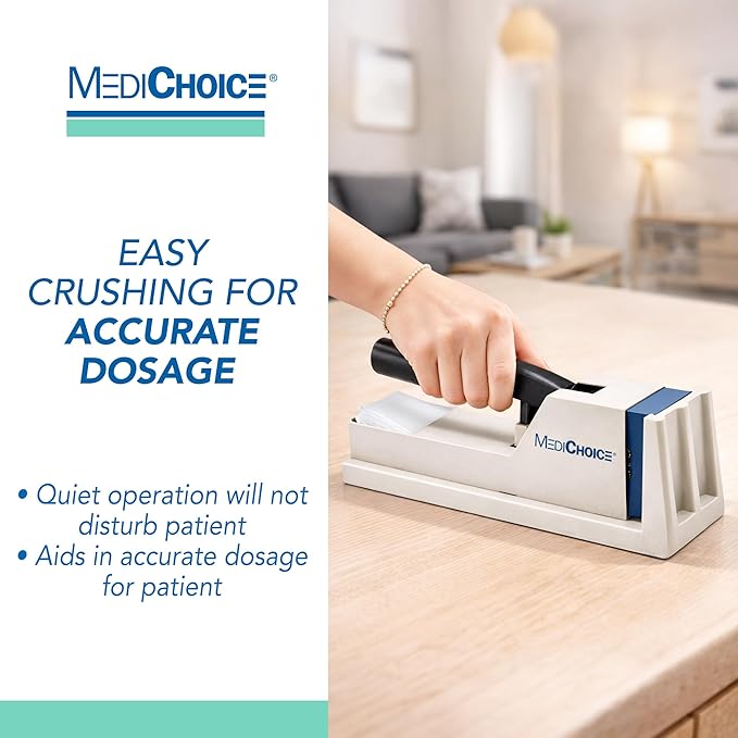 MediChoice Hand Operated Heavy-Duty Pill Crusher System PLC5000