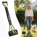32 inch Pooper Scooper for Large Dogs – Heavy Duty Long Handle Dog Poop Scooper for Yard, No Bending Save Back, Ease of Pickup for Grass Gravel Concrete