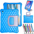 Case for Onn 10.1 Inch Tablet (2024 Model) Gen 4 - Shockproof Lightweight Protective EVA Kids Kickstand Cover Case + 1 Stylus (Blue)