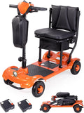 GoldSeason Foldable Mobility Scooter Lightweight & Portable, Airline & Cruise Approved for Traveling - 330LB Capacity Powered Electric Scooters for Seniors/Adults/Elderly/Handicap, 37.28 Miles Range