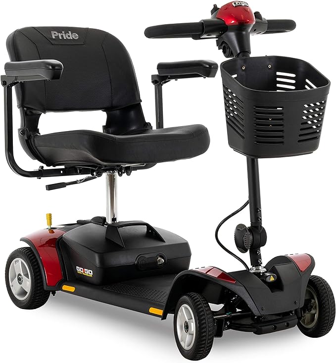 Pride Go-Go Elite Traveller 4-Wheel Mobility Travel Scooter