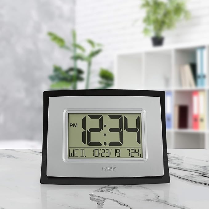 La Crosse Technology Wall/Table Clock,6.85-inch H x 8.66-inch W x 0.95-inch D (WT-8002U) (WT-8002U-INT),(Pack of 5)