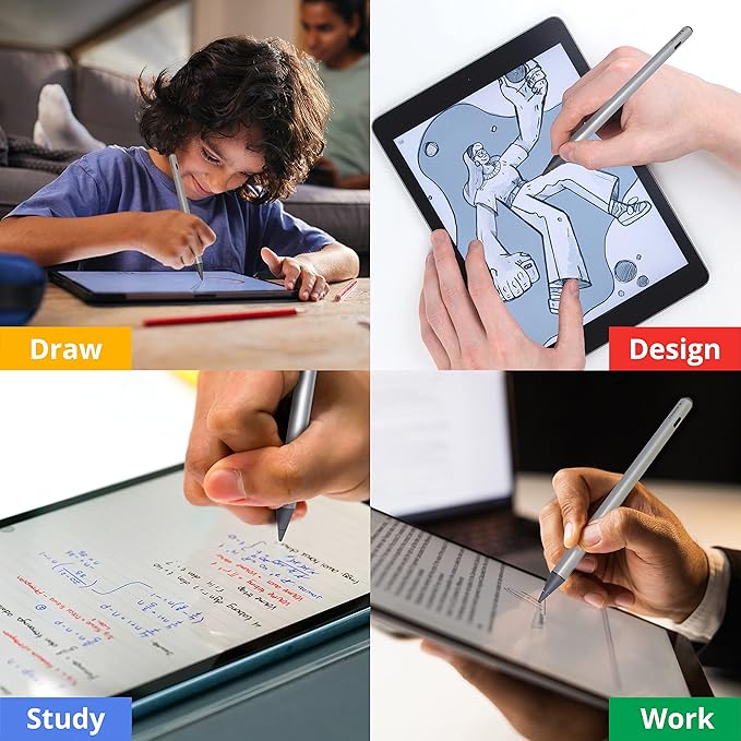 Penoval USI2.0 Stylus Pen for Chromebooks - 4096 Levels Pressure for Lenovo, ASUS, HP Chrome Devices & Google Pixel Tablet