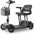 Metro Mobility Powered Mobility Scooters, 4 Wheel Foldable Mobility Scooter for Adults-265 lbs Capacity Folding Mobility Scooter, 10 Miles Long Travel Range Scooter with USB Charger Port Black