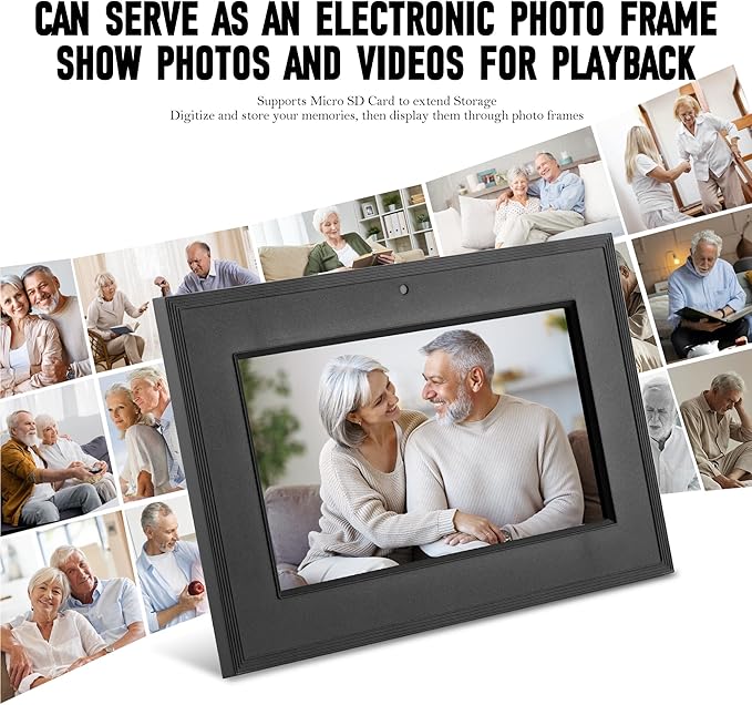 Digital Clock, wall Clock with time, Digital Alarm Clock for Seniors,Dementia Clock that Provides Alarms and Electronic Calendar for Elderly.