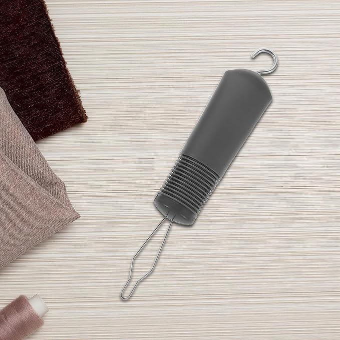 2pcs Button Hook and Zipper Pull Dressing Aid for Seniors, One-Handed Button Assist Tool with Portable Design, Zipper Assistant Device for Elderly and Disabled