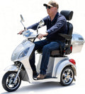 Super Large Electric 3 Wheel Mobility Scooters, 800W Wheelchair Device, 500 LBS Capacity Electric Wheelchair for Seniors & Adults, Speed Adjust, Remote Key, Receive Ready to Ride (Silver Silver)