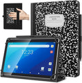 TiMOVO Universal Case for 10.1 Inch Android Tablet with Pen Loop, Lightweight Folding Stand Cover with Hand Strap for All 9.6"-11" Touchscreen Tablet, Notebook Black