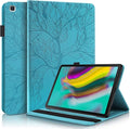 Case for Samsung Galaxy Tab S5e 10.5 2019 SM-T720/T725 Premium PU Leather Stand Flip Wallet Case Multiple Viewing Angles Lightweight Folio Cover with Card Pockets Stylus Loop Elastic Band - Turquoise