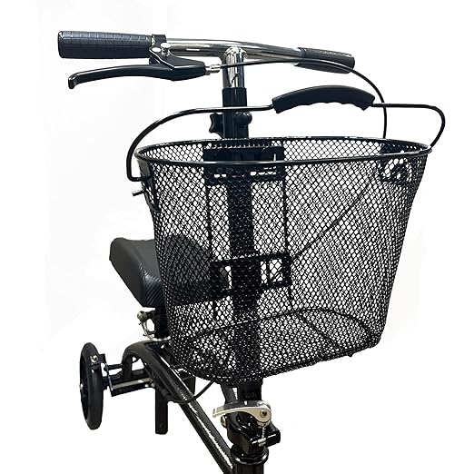 Carex Knee Walker Scooter for Injury of Foot with Comfortable Padding - Steerable Knee Scooter for Foot Injuries with Hand Brake - Crutch Alternative