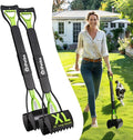 32 inch Pooper Scooper for Large Dogs 2-Pack – Long Handle Dog Poop Scooper for Yard, No Bending Save Back, Ease of Pickup, Grass Friendly, Sturdiness