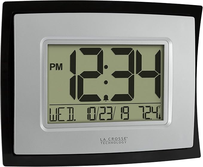 La Crosse Technology WT-8002U Digital Wall Clock, Pack of 5