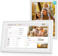 Digital Calendar 15.6 Inch - Smart Chore Chart & Wall Planner, No Subscription Electronic Calendar for Family, Meals, Photo Display, Wall/Desk Mount, Touch Screen, Gifts for Women Men, Gifts for Mom