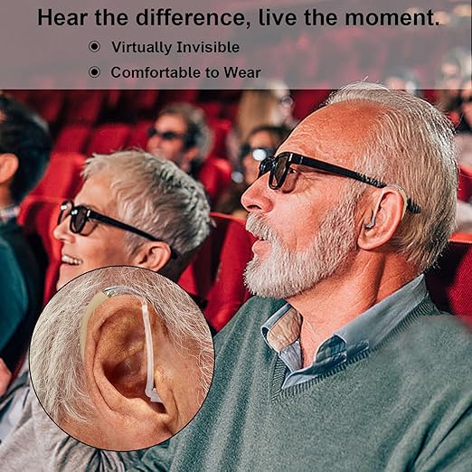 True Hearing Aids Not Amplifier, Digital Rechargeable Hearing Aids for Seniors With Noise Cancellation Hearing Aid,OTC