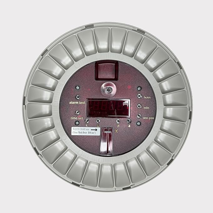 1700 Medication Dispenser with Flashing Light Reminder