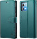 FLIPALM Wallet Case for Moto G Stylus 5G 2024, RFID Blocking Credit Card Holder, PU Leather Folio Flip Kickstand Protective Shockproof Cover for Motorola Moto G Stylus 5G 2024 (Green)