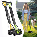 32 inch Pooper Scooper for Large Dogs 2-Pack – Long Handle Dog Poop Scooper for Yard, No Bending Save Back, Ease of Pickup, Grass Friendly, Sturdiness