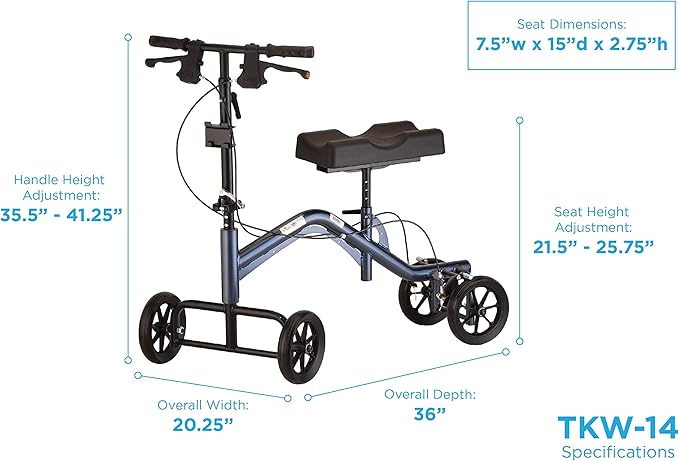 NOVA Medical Products Heavy Duty & Extra Tall, Blue, 1 Count