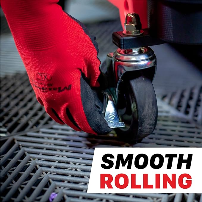 Maxshine Detailing Mini Creeper Without Cushion – Mobile Rolling Utility Creeper Seat for Mechanics & Car Detailers – Low Profile Detailing Seat for Car Cleaning, Polishing, Coating & Waxing
